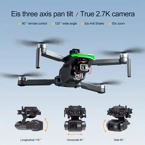 Nieuwe S155 Quadcopter UAV-drone met 3-assige gimbal, 2K-camera, 360° obstakelvermijding, 500 g laadvermogen en intelligente terugkeer naar huis. Kerstcadeau