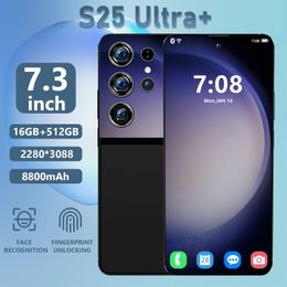 Nuevo S25 Ultra New Ultra Slim Original Global Edition 5G Smartphone 16GB+1TB 8800MAH 48MP+72MP Qualcomm8 gen 4G/5G Teléfono de red Android