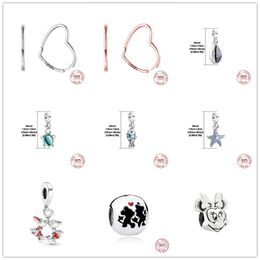 Nieuwe S925 Sterling Silver Loose kralen luxe kralen armbanden Horse Hoofd Princess Jurk Origineel Fit Pandora Hangscherm Charms Diy Fashion Pendant Sieraden Vrouwen Gift