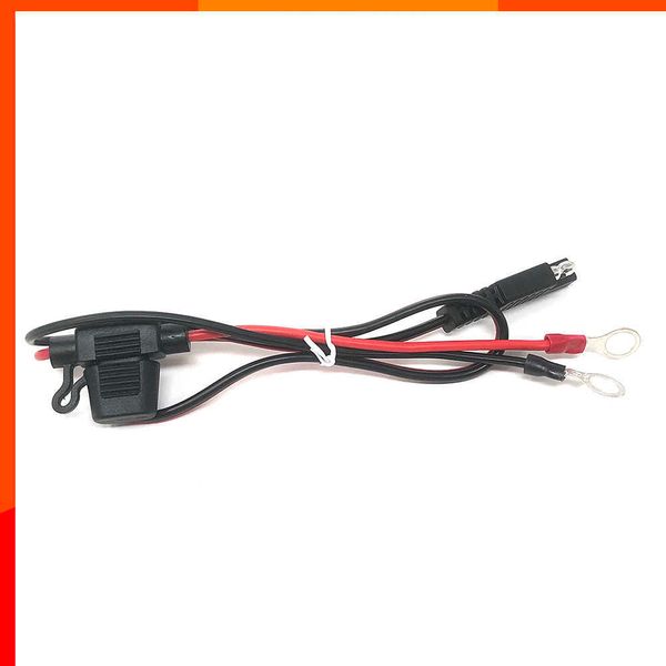 Nouveau faisceau de bornes SAE à joint torique 10A fusible prise de déconnexion rapide câble d'extension de batterie SAE 18AWG pour motos motoneiges 60CM