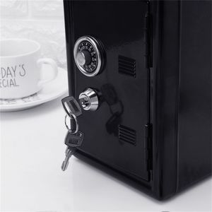 Nieuwe veilige beveiliging Money Bank Storting Cash Savings Saving Box 2 Keys 201125