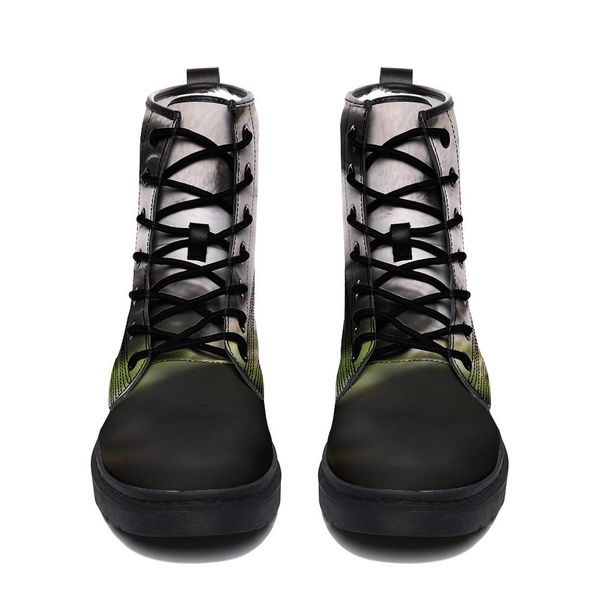 Nouvelle vente Boots personnalisés de créateurs sur mesure pour hommes chaussures de chaussures décontractées entraîneurs plats sportiels en dehors des baskets personnalisent la chaussure Gai