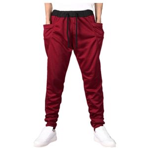 Vente Top Qualité MKASS Marque Hommes Imprimer Faisceau Pied Pantalon Active Joggers Crayon Pantalon Hommes Hip Hop Pantalon De Survêtement 10 Couleurs 201126