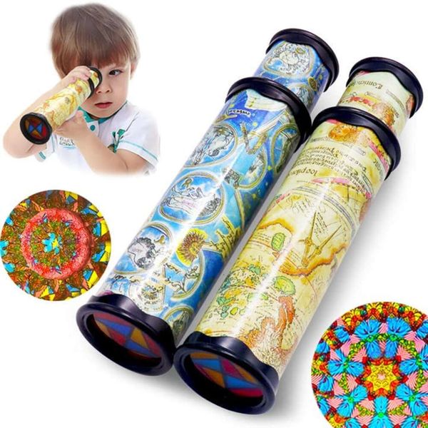 Kaléidoscope à Rotation évolutive, jouet magique changeant, réglable, monde coloré fantaisie pour enfants, jouet éducatif classique, nouvelle collection