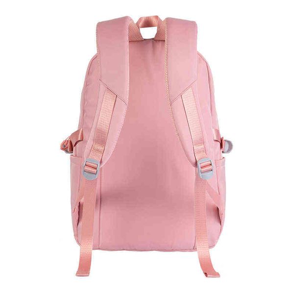 Nuevas mochilas escolares, mochila de gran capacidad, mochila de nailon para estudiantes, moda para chicas jóvenes, bonita bolsa de viaje de lujo, estilo Preppy