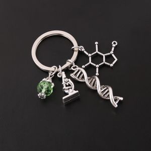 NOUVEAU Science Bijoux Microscopes ADN Médecin Pendentifs Neurone Porte-clés Anatomie Neurologie Biologie Porte-clés Cadeau