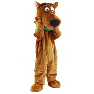 Nieuwe Scooby Doo Hond Mascot Kostuum Volwassen Grootte Fancy Dress Kerst 304V