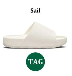 Nieuw seizoen Calm slide Designer slippers heren dames Designers slides Black Sail Geode Teal Jade Ice Sesame dames heren designer sandalen