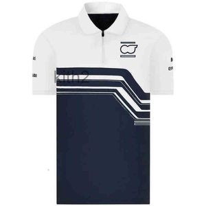 T-shirt de course de l'équipe F1, nouvelle saison, formule, première série de vêtements à manches mi-longues, Polo à revers LU45