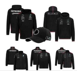 Vêtements de moto de nouvelle saison, sweat à capuche de l'équipe F1, nouvelle veste de course, même Style, respirant, chapeau à offrir, blanc ou noir