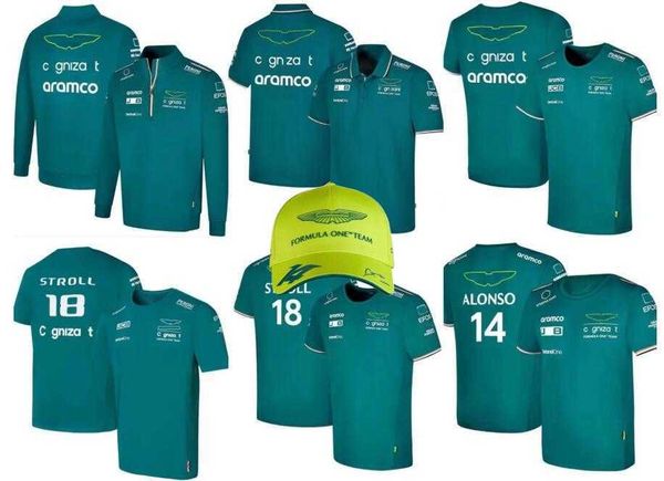 Vêtements de moto nouvelle saison, nouvelle combinaison Polo d'été pour étudiants de course de Formule 1 F1, personnalisée avec le même Style, chapeaux à offrir