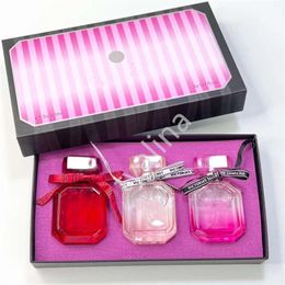 Nueva fragancia secreta set para dama 30ml*3pcs/set amor perfume bomba diosa parfum sencilla larga duradera alta calidad con caja de regalo creación de regalo de regalo
