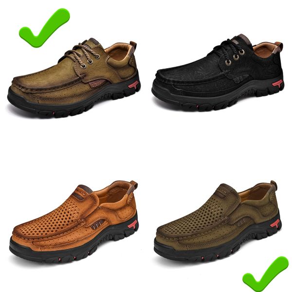 Nouvelle vente de chaussures en cuir hommes en cuir véritable mocassins surdimensionnés chaussures en cuir décontractées chaussures de randonnée GAI MALE 2024 haute qualité bigsize Eur 38- 51 luxe