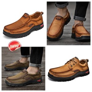 nieuwe verkoopschoenen voor heren echt leer GAI casual leren schoenen Business Loafers lichtgewicht hoge kwaliteit Klimmen designer maat 38-51 Herenschoenen stinken niet voeten