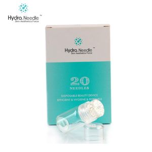 Serum-applicator Hydra Naald 20 Pins Aqua Micro Channel Mesotherapie Gouden Naalden Fijne Touch System Derma Stamp DHL