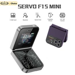 Nieuwe servo mini Mobile Dual Sim Card 2G GSM 2.0 inch schermsnelheid Dial Magic Voice Torch FM Blacklist Small Flip Telefoon