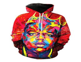 Nouvel ensemble Biggie Smalls sweats à capuche hommes pulls à capuche imprimé mâle à capuche impression 3D sweats à capuche RJ01766957712