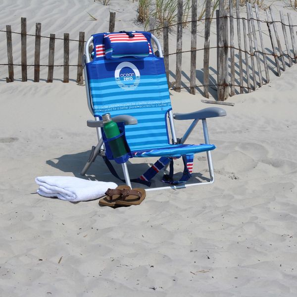Nouvel ensemble de 2. Ocean Zero Eco-Friendly Deluxe Backpack Beach Chair