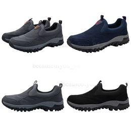 Nouvel ensemble de chaussures de course respirantes de grande taille, chaussures de randonnée en plein air, chaussures de marche décontractées à la mode pour hommes 035