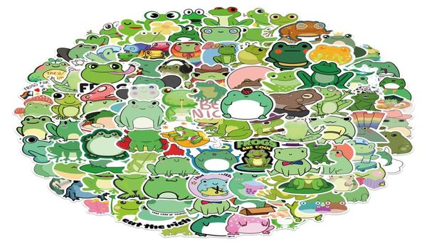 NOUVEAUX SEXY 100PCS MIGNE FROG CARTOON Stickers Decals AutoFroping DIY Guitar Bike Buggage Skateboard Phone Phone Graffiti Sticker Kid 7751320