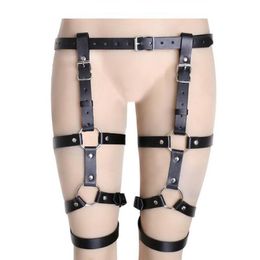 Nouvelles ceintures de harnais érotique sexy Femmes Bodage en cuir Bondage de cuisse Loop Loop Cincher Belt Belt Garter Belt Men3114