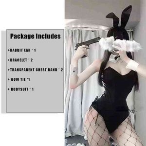 Nieuwe sexy lingerie Kawaii Cosplay Bunny kostuum sexy schattig Bunny Girl Faux Ather Material Rabbit Woman Set anime cosplay kostuum 311