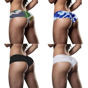 Nieuwe sexy geplooide dames gesplitste bikini badkleding verkopen zwempakbodems
