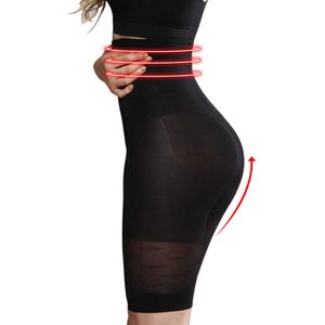 Nuevo Shapewear Pantalones de cintura alta para adelgazar Body Body Corset Forma Negro Mujeres Gordo Slim Cuts Burning Sexy Ropa interior