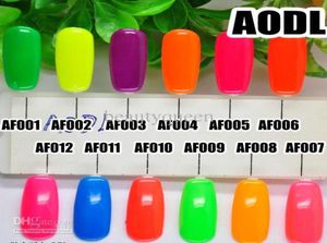 Nieuwe Shining 12 Heldere Glans Kleuren Losweken SoakOff Nail Art UV LED Gel Polish Fluorescerende Kleur Curing Lamp Coat3274834