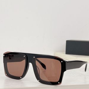 Nouveau Brillant Sier Studs Structure Lunettes De Soleil Homme Femme Lunettes Laser 0335 Lunettes De Soleil De Créateur De Mode Avec Des Lentilles Uv Protection Carrée