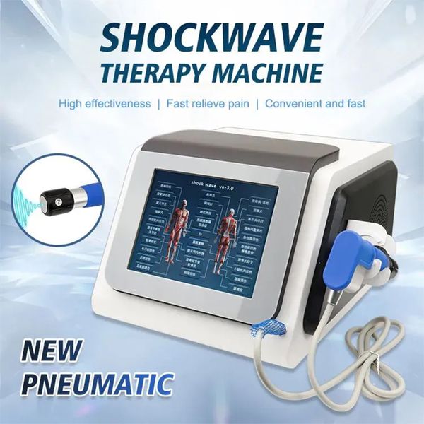 Nouvelle machine de thérapie par ondes de choc pour le traitement, équipement à usage domestique, physiothérapie, soulagement de la douleur, relaxation musculaire, massage, beauté