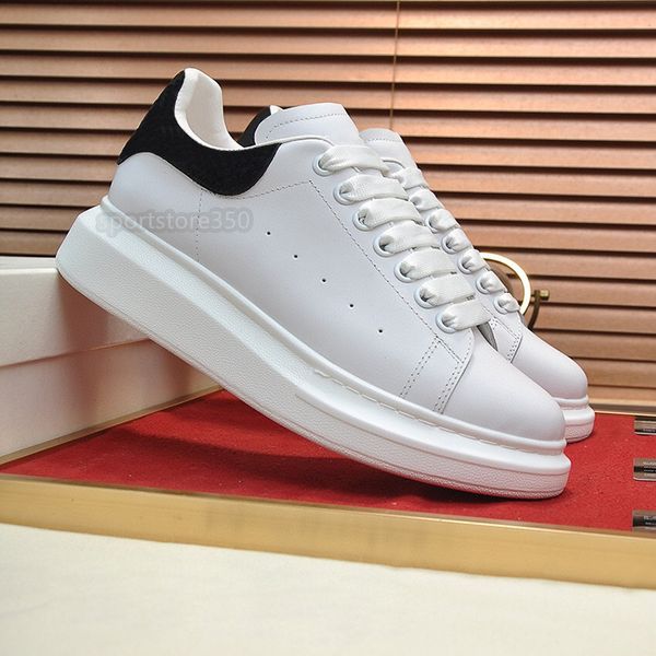 Hommes Femmes Veau Plateforme Surdimensionnée Chaussures Habillées Plate-Forme En Cuir Baskets En Plein Air Casual Trainer Mode Basse Blanc Chaussure Hommes Baskets Designer Sneaker