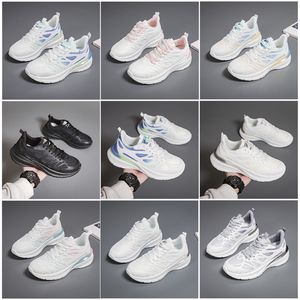 Nouvelles chaussures Men Femmes Running Randonnée Chaussures plates Soft Sole Fashion Blanc Black Rose rose Bule confortable Z214 GAI 962 WO 650 480