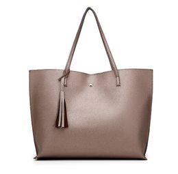 Nouveau sac à provisions mode femmes gland simple sac à bandoulière grande capacité sac fourre-tout sac à main