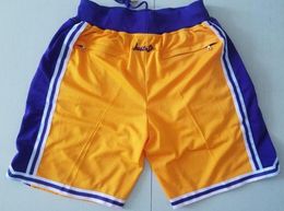 Nouveaux shorts shorts d'équipe 9697 shorts de base de base de base de la fermeture à glissière vintage des vêtements de ruissellement violet et jaune noir juste fait taille 5598807