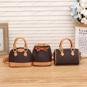 Nouveaux sacs à bandouliers trois pièces Classic Handbags Femme en cuir Lady Messenger Satchel Cross Body Bod194s