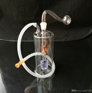 Nouveau filtre silencieux narguilé, pistolet à cigarettes en verre, brûleur à huile, Tube en verre, tuyau d'eau, tour de forage d'huile, fumée, livraison gratuite, vente en gros