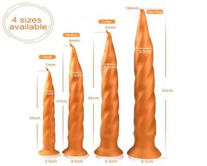 Nouveau silicone gros long vagin gode fesses jouets sexuels pour femmes hommes gay plug anal massage de la prostate anus dilatateur stimulateur Y2004229894455