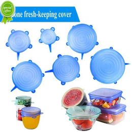 Nieuwe Silicone Cover Stretch Canning Lids Herbruikbare keukenaccessoires Tools Jar Miracle Verse huls mouw luchtdichte voedselbedekking
