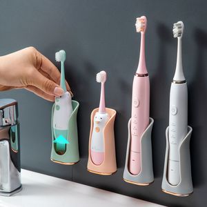 Nuevo soporte de dientes eléctrico de silicona soporte para la pared montada en la pared organizador de dientes organizador de almacenamiento accesorios de baño