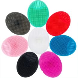 new Silicone Face Cleansing Brush Facial Deep Pore Skin Care Scrub Cleanser Tool New Mini Beauty Soft Deep Cleaning Exfoliatorfor facial exfoliating tool