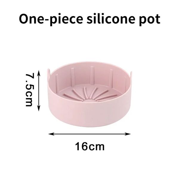 Nouveau pot de silicone pour les aéronzer réutilisables accessoires de friteuse à air panier pizza pizza gril