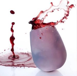 Nieuwe Silicone Red Wine Glass Mok Creative Travel met waterbek