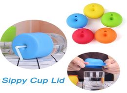 Nouveau couvercle de tasse en silicone sippy tasse de paille pour les épanouissements pour la bouteille d'eau Baby Baby Baby Toddler8967646