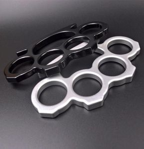 New Silver Black Gold Metal Knuckle Dusters Self-défense Personal Security Women039s and Men039s SelfDefense Pendant7017229