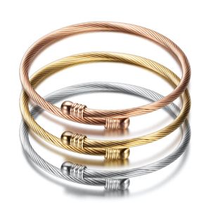 Bracelet réglable plaqué or 18 carats, nouveau Design Simple, cadeau pour femmes