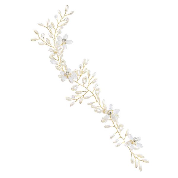 Nuevo tocado de novia de nicho coreano simple, accesorios para el cabello con diamantes de imitación y perlas, accesorios de joyería para fotografía de boda
