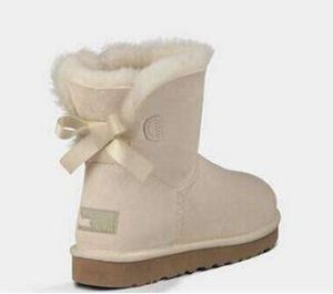 Nouvelles bottes de neige à Double ruban simples légères confortables et G31803280 chaussures en coton pour femmes à Double nœud