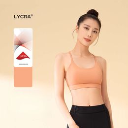 Nouveau épaule unique Lycra suspendu le cou intégré de fitness yoga yoga beauté back sangle sport pour femmes