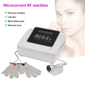 Nouveaux soins de la peau micro-courant RF EMS machine de lifting de la peau raffermissant les machines de beauté